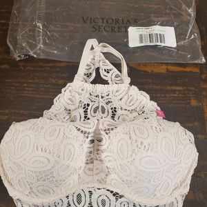 NWT Victoria's Secret LG Haltar Push-up Bra